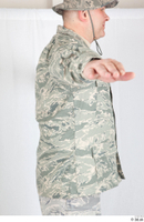  Photos Army Man in Camouflage uniform 5 20th century US air force camouflage jacket upper body 0009.jpg